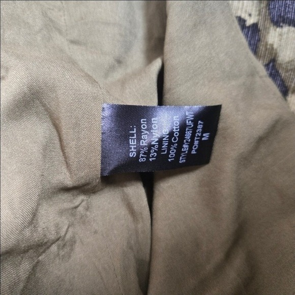 Tuckernuck M Pomander Place Kenzo Green Geometric Smocked Cuff Mini Casual Dress - Picture 6 of 6